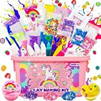 Los mejores  - Dookey Kit de Slime- DIY Slime Set- Hágalo Usted Mismo con 45 PSC en una Caja- Original Stationery Slime con Activador…
